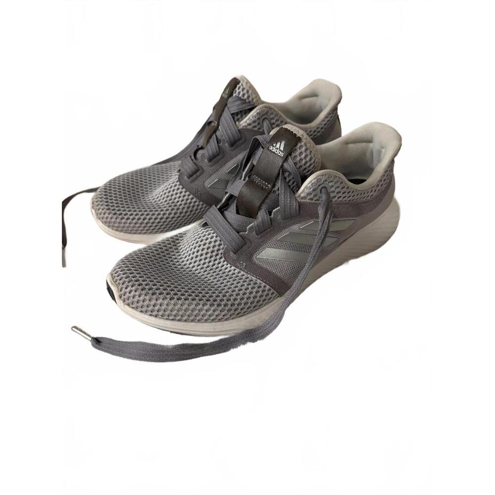 ADIDAS EDGE‎ LUX WOMENS SIZE 6.5 RUNNING SHOES GRAY AND WHITE